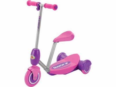 RAZOR scooter seated