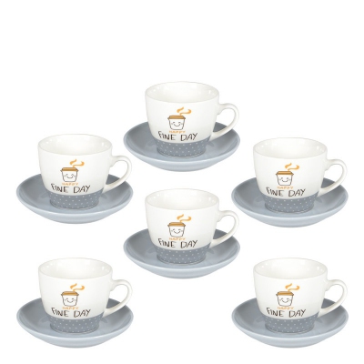 Porcelan set za kafu 220ml-fine day - r091561